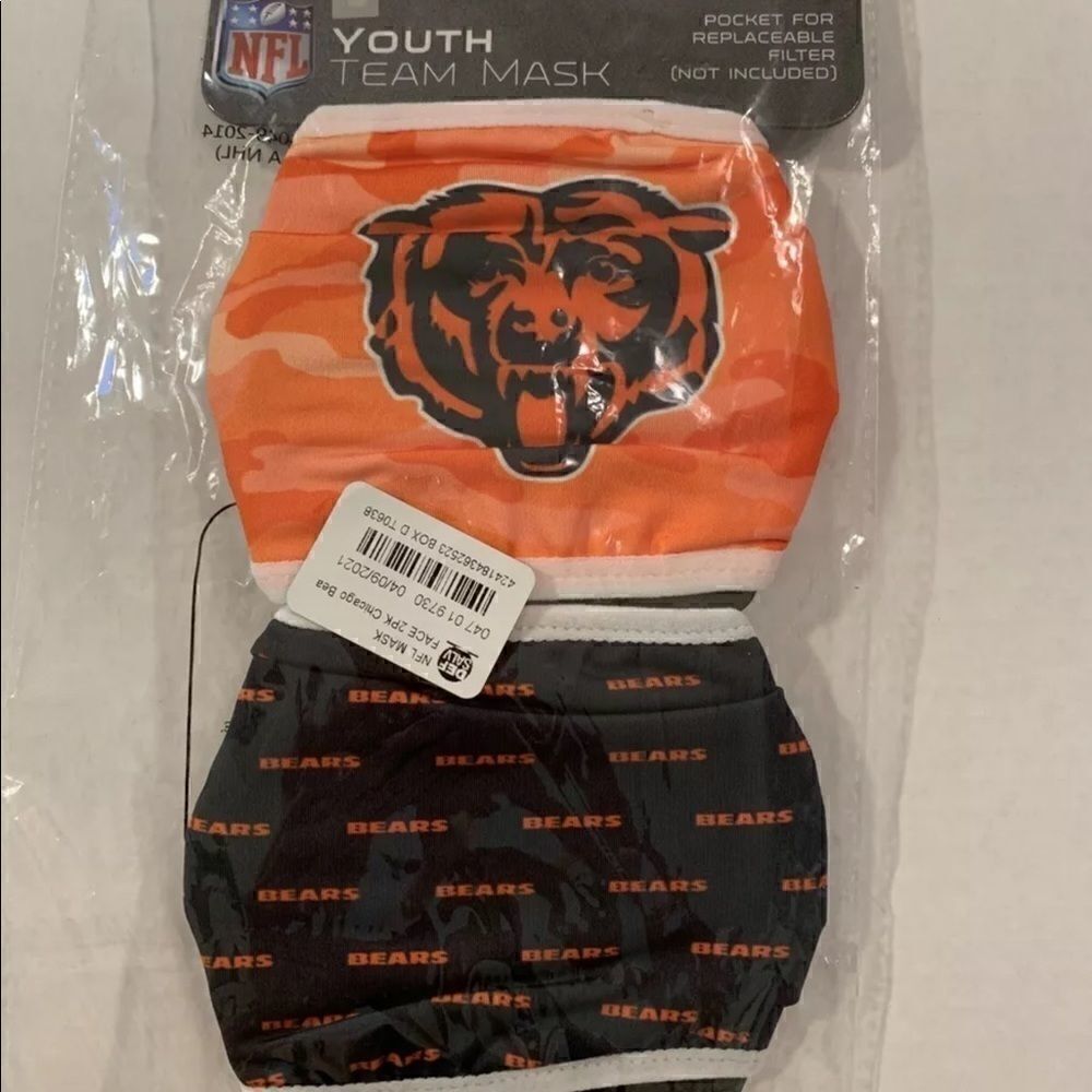 NFL Chicago Bears youth masks